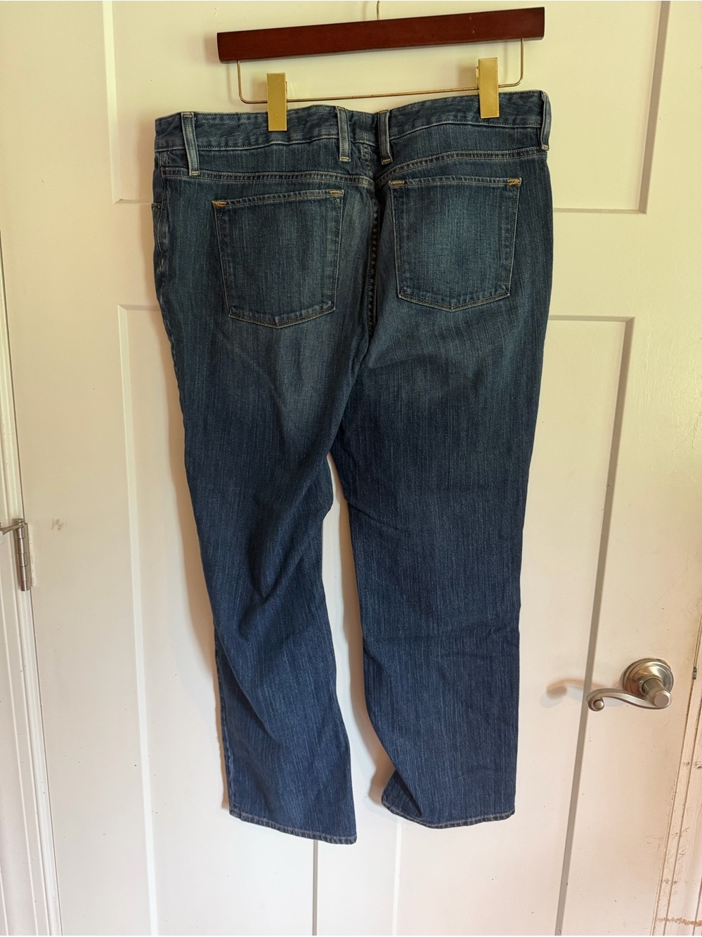 LL Bean Jeans Womens 16 Petite Blue Favorite Fit Denim HI Waist Stonewashed